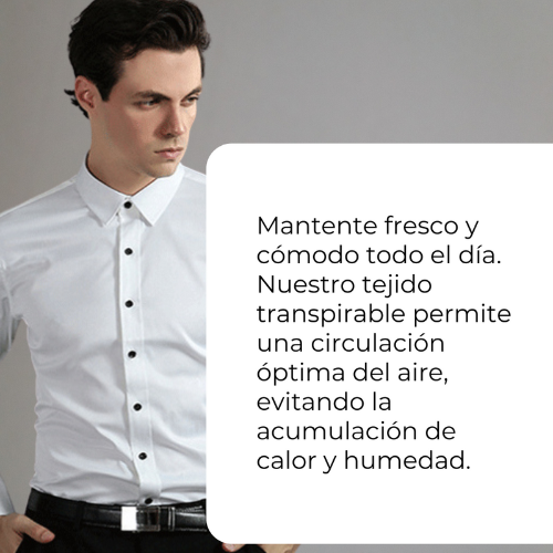 🎁 ¡PROMOCIÓN EXCLUSIVA! COMPRA 1 Y LLÉVATE 2 🎁🔥 Camisa MÓNACO: Siempre Impecable, Siempre Fresco – ¡La Revolución del Confort y Estilo! 🔥